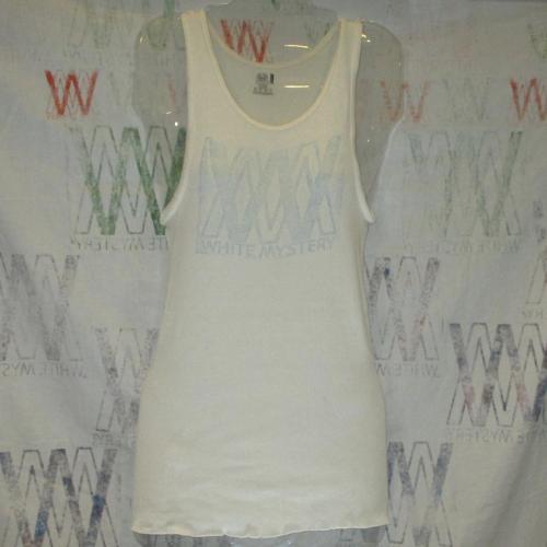 Light Blue on White Tank Top. Date Unknown.